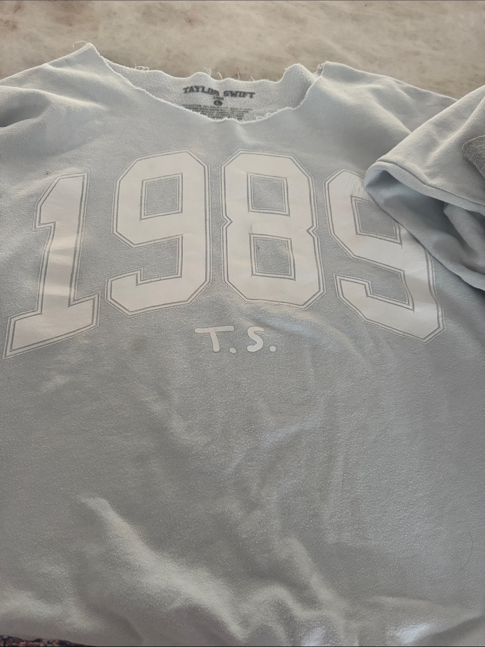 Taylor Swift Pale Blue 1989 Pullover